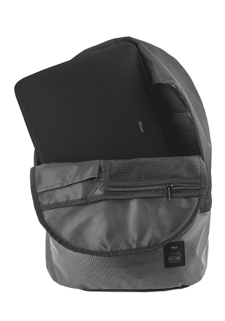 Bekijk afbeelding 2 van Trust Primo soft sleeve, 17,3i, zwart